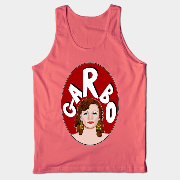 Greta Garbo Hollywood Legend Tank Top by EmmaFifield